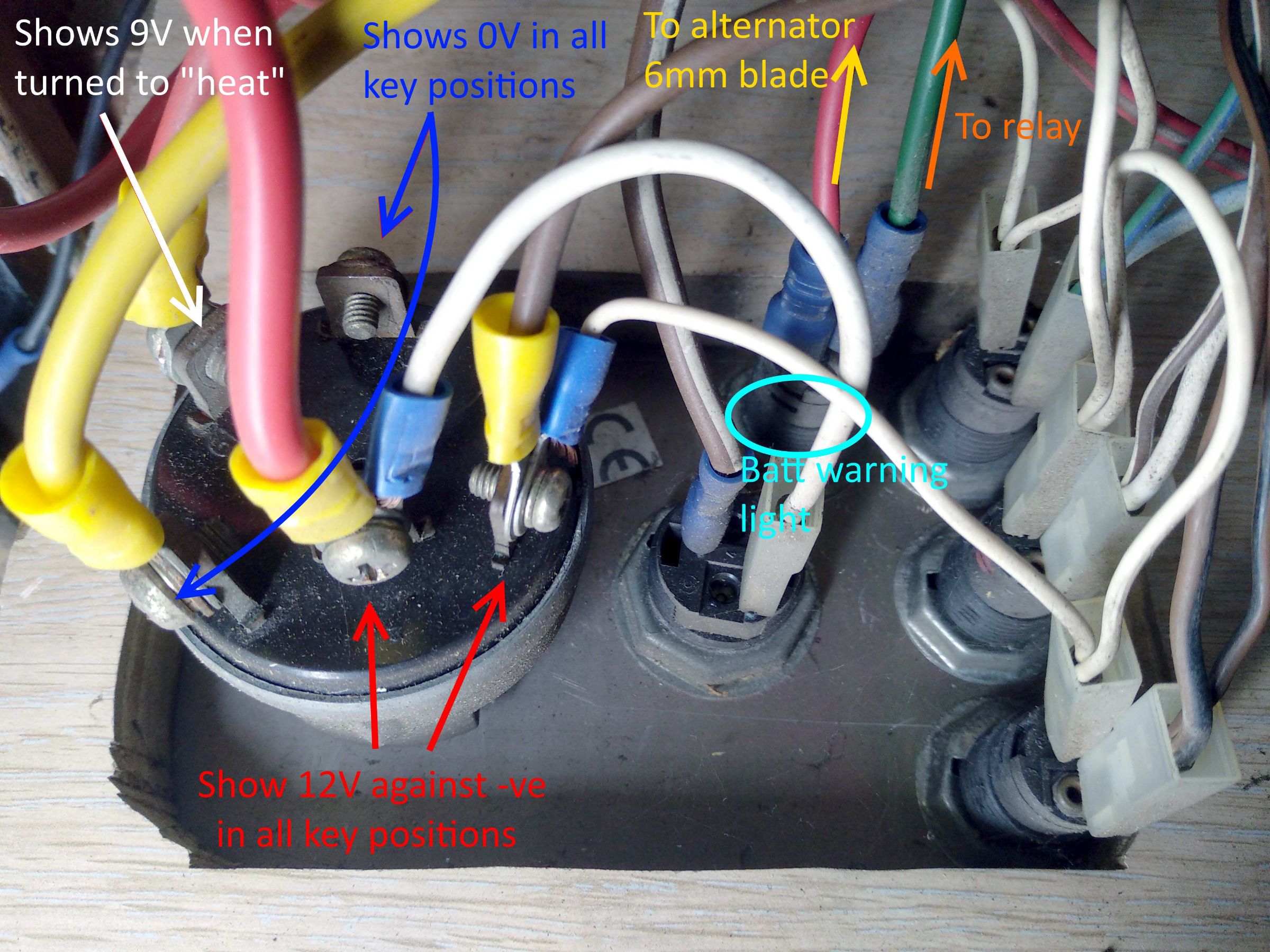 Alternator Wiring 3 blade connector - Boat Building & Maintenance