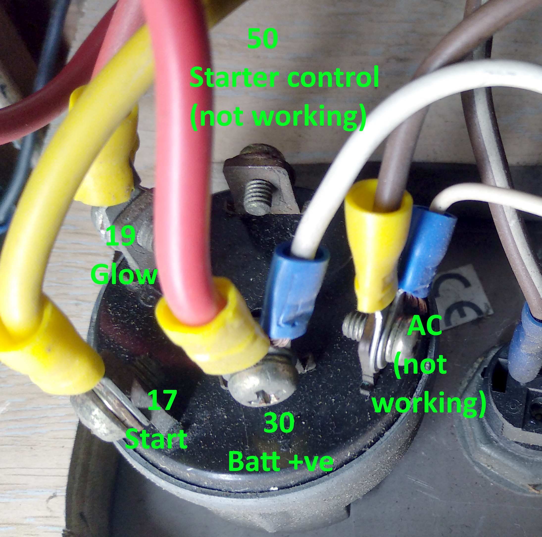 Alternator Wiring 3 blade connector - Boat Building & Maintenance ...